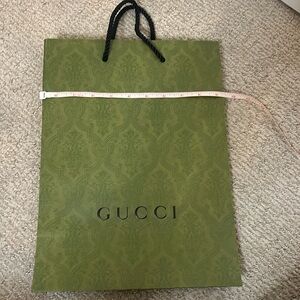 Gucci green shopping bag